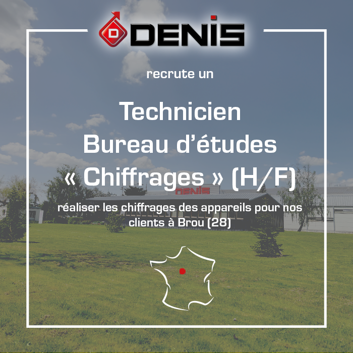 Recrutement  Technicien BE CHIFFRAGE